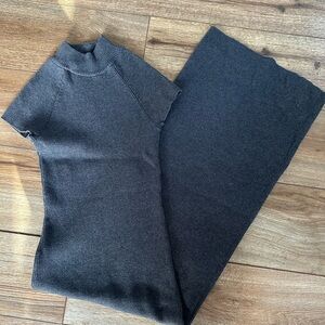 Zara Mock Neck Maxi Dress